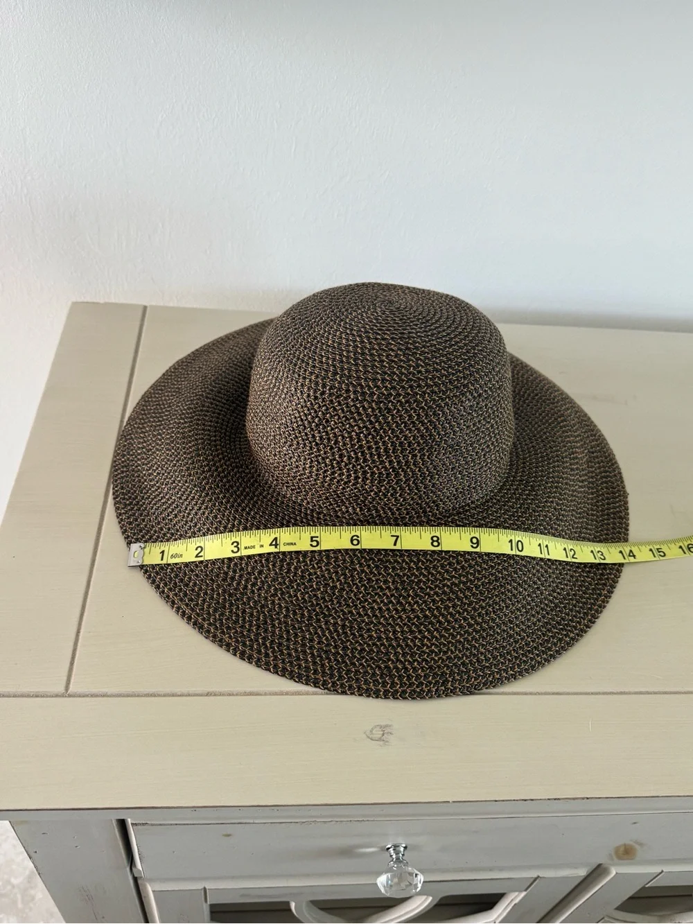 Eric Javits Brown Wide-Brim Straw Sun Hat - Picture 4 of 14